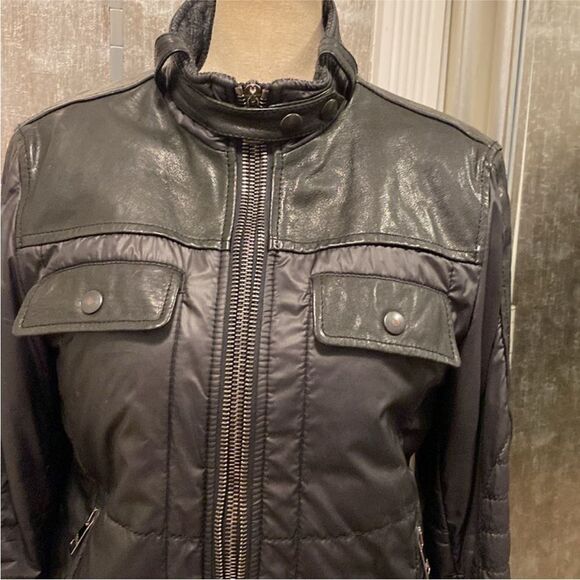Dolce & Gabbana Men's Black Leather detailed Jacket, S - Picture 2 of 14